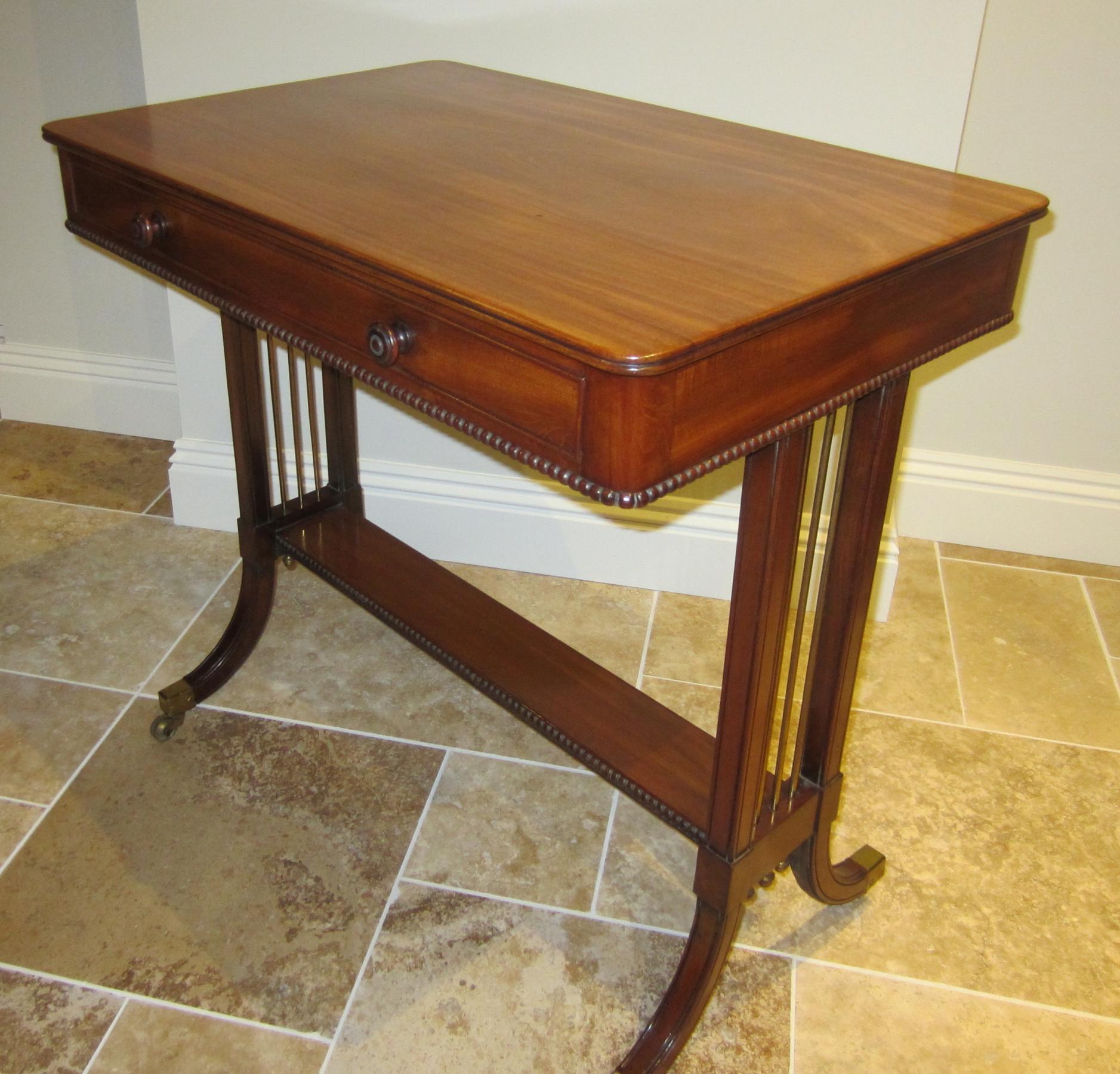 Regency Mahogany End Table circa 1815 Domani Devon